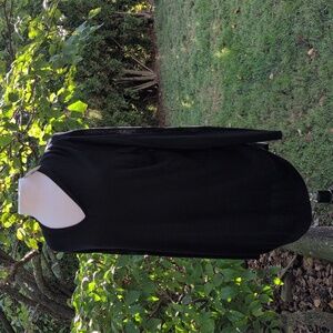 Black V-Neck Long Sleeve Sweater Mud Pie Medium